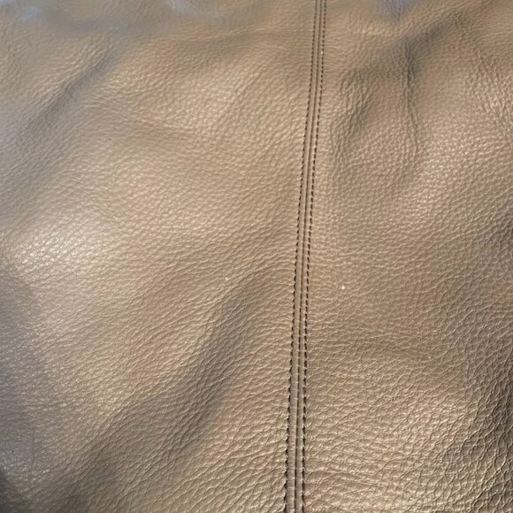 Nella Leather and Suede Hobo Bag Vince Camuto, Mink color - Picture 6 of 16